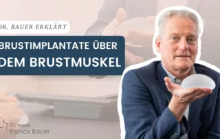 brustimplantat ueber brustmuskel