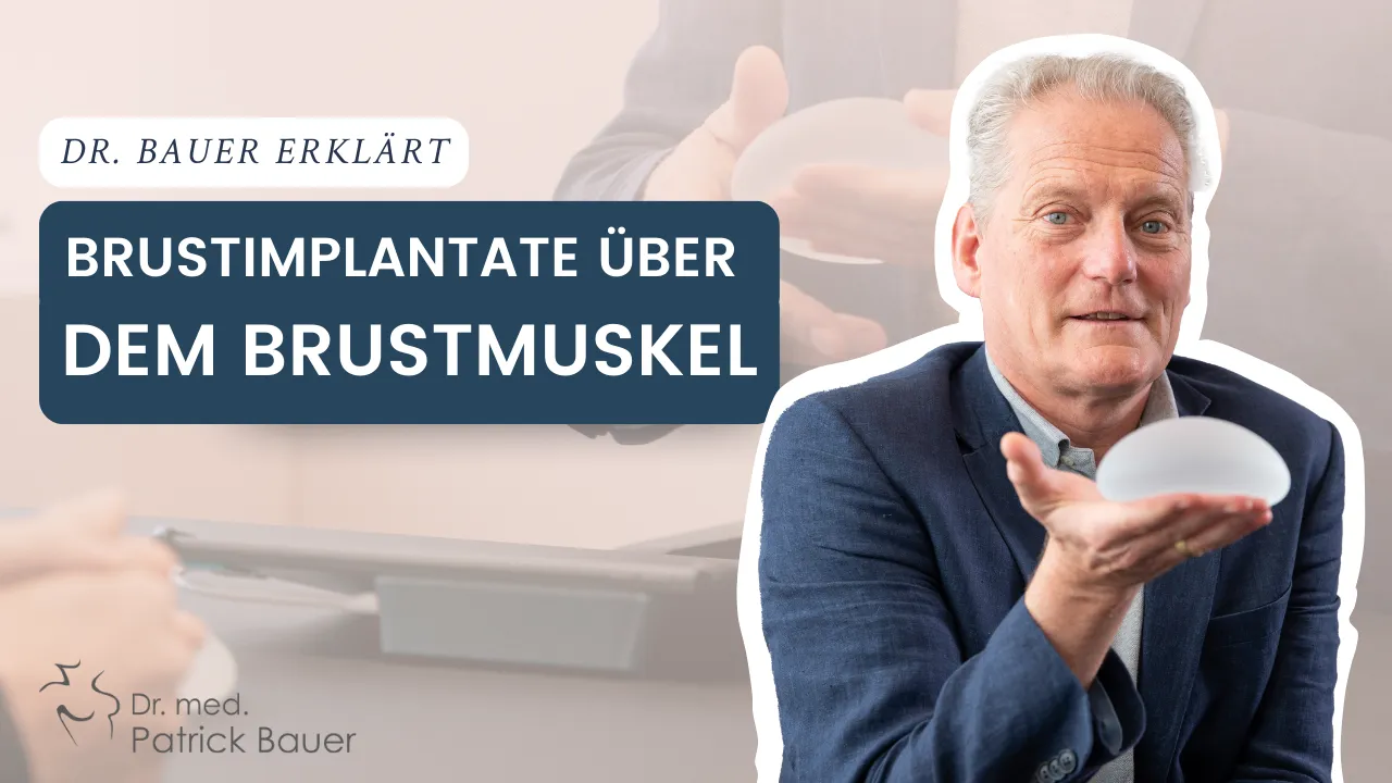 brustimplantat ueber brustmuskel