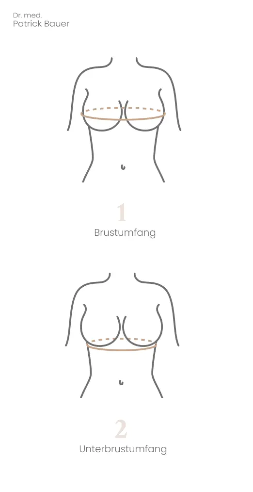 brust richtig messen koerbchengroesse grafik brust richtig messen koerbchengroesse grafik